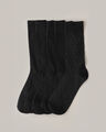 Paquete Calcetines Largos Negros,NEGRO
